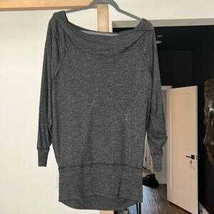 Free People three-quarter sleeve long, cowl neck, lightweight sweater